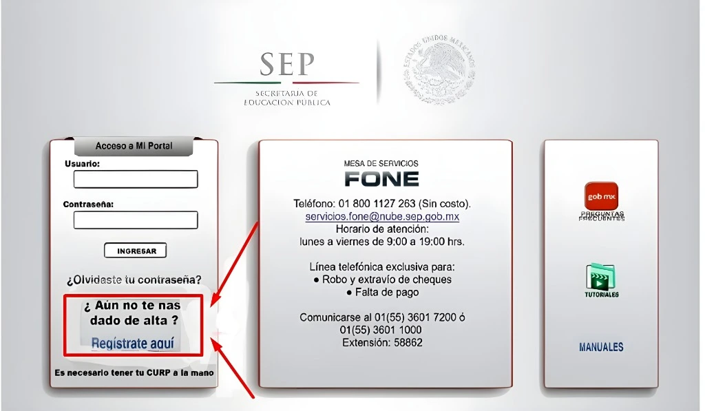 Cómo Registrarse en el Portal FONE