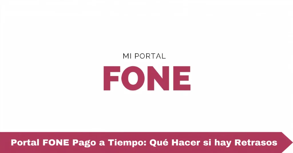 Portal FONE Pago a Tiempo