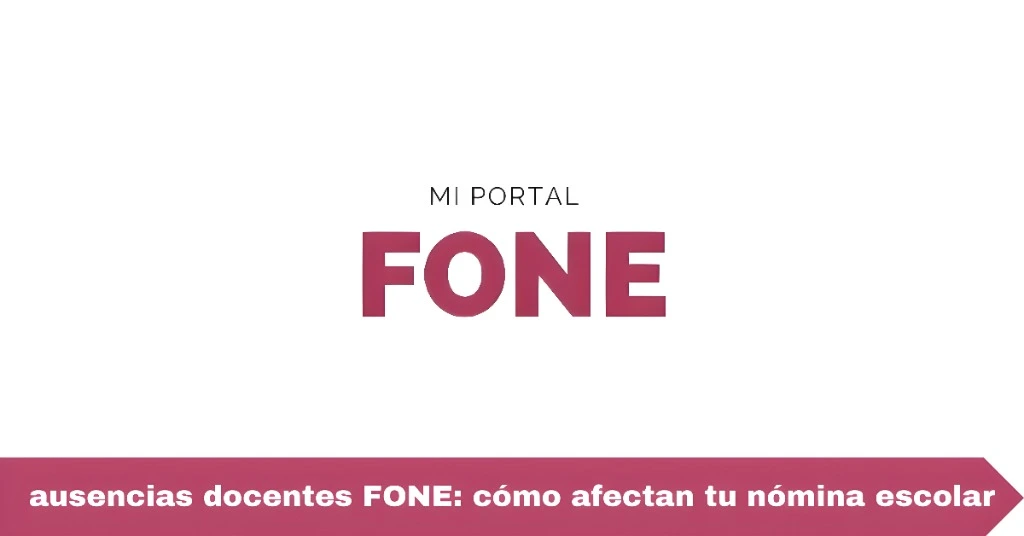 ausencias docentes FONE