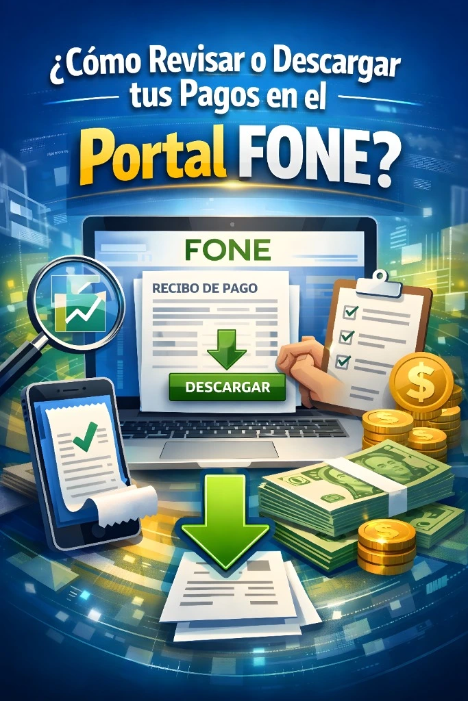 ¿Cómo Revisar o Descargar tus Pagos en el Portal FONE?