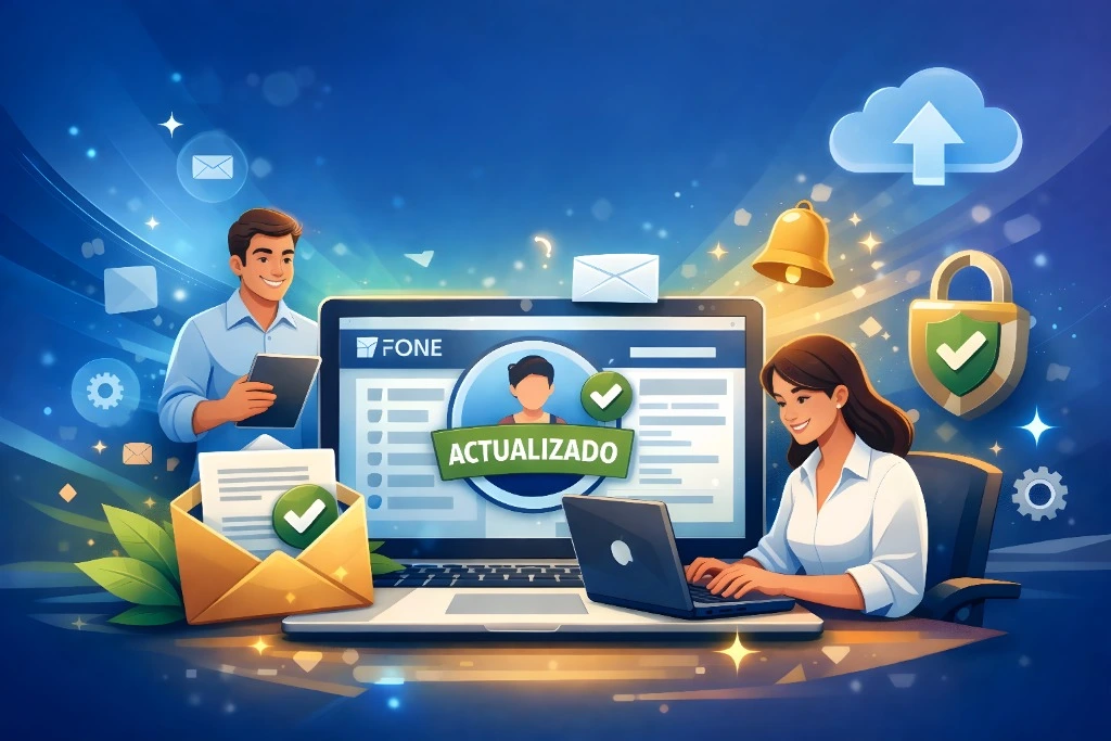 Confirmación de la actualización