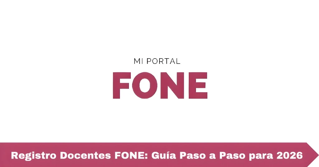 Registro Docentes FONE