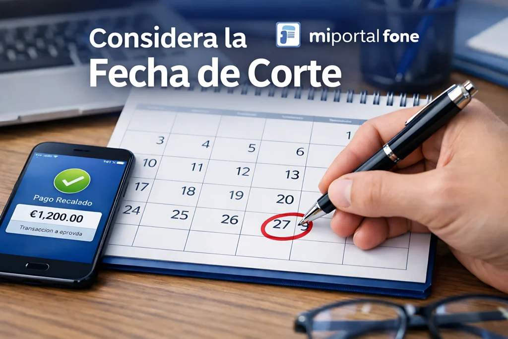 Considera la Fecha de Corte