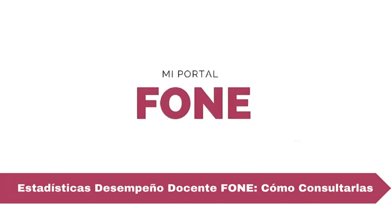 Estadísticas Desempeño Docente FONE: Cómo Consultarlas