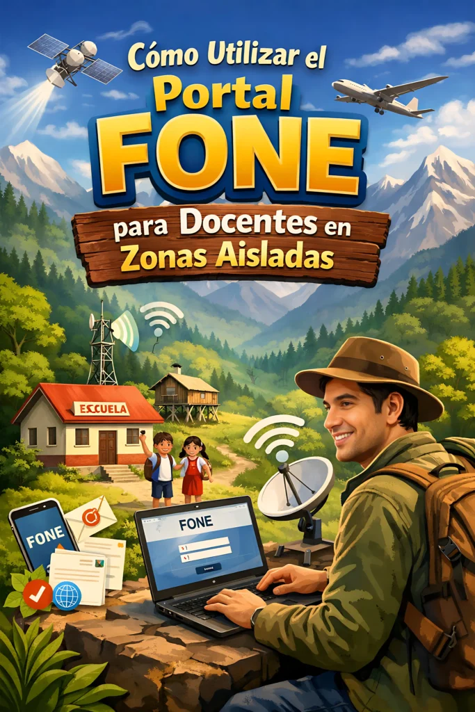 Cómo Utilizar el Portal FONE para Docentes en Zonas Aisladas