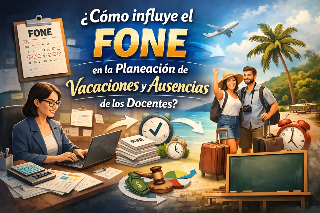 ¿Cómo influye el FONE en la Planeación de Vacaciones y Ausencias de los Docentes?