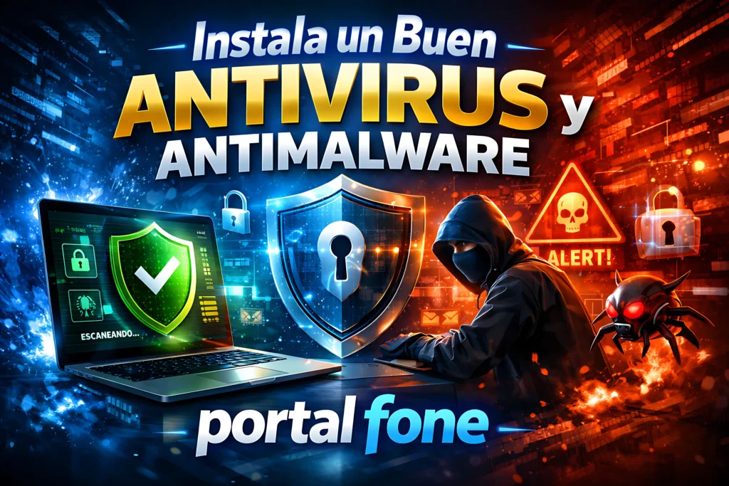 Instala un Buen Antivirus y Antimalware