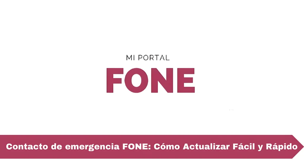 Contacto de emergencia FONE