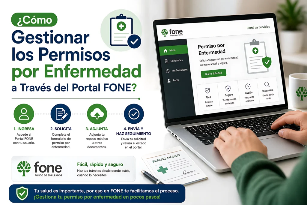 ¿Cómo Gestionar los Permisos por Enfermedad a Través del Portal FONE?