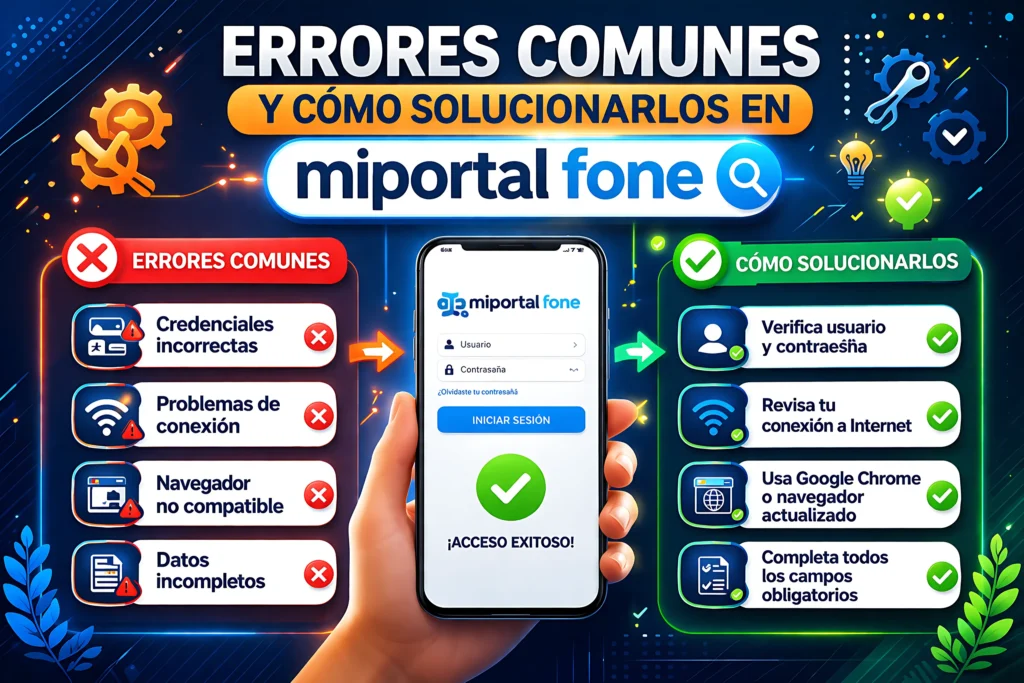 Errores comunes y cómo solucionarlos