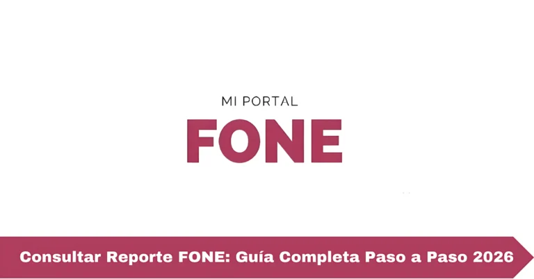 Consultar Reporte FONE: Guía Completa Paso a Paso 2026