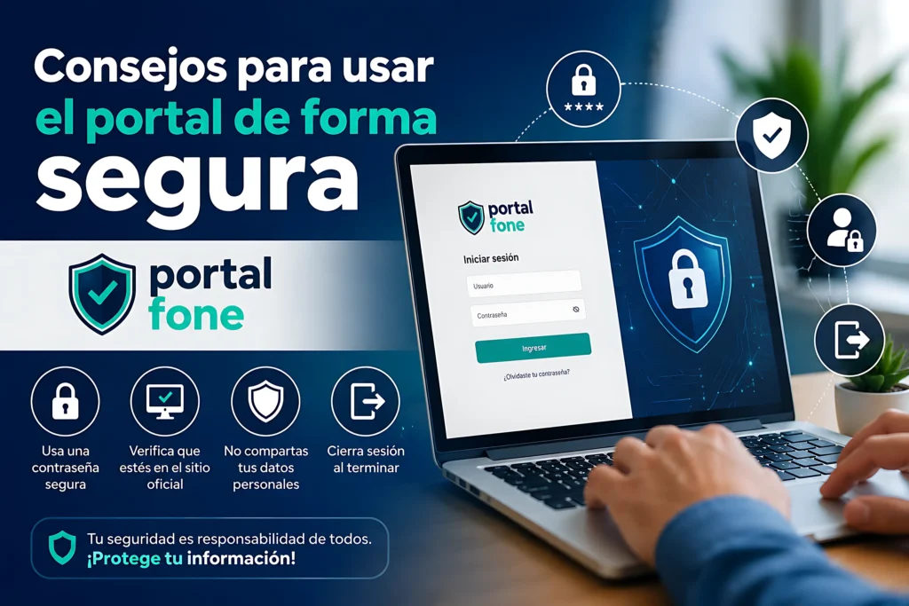 Consejos para usar el portal de forma segura
