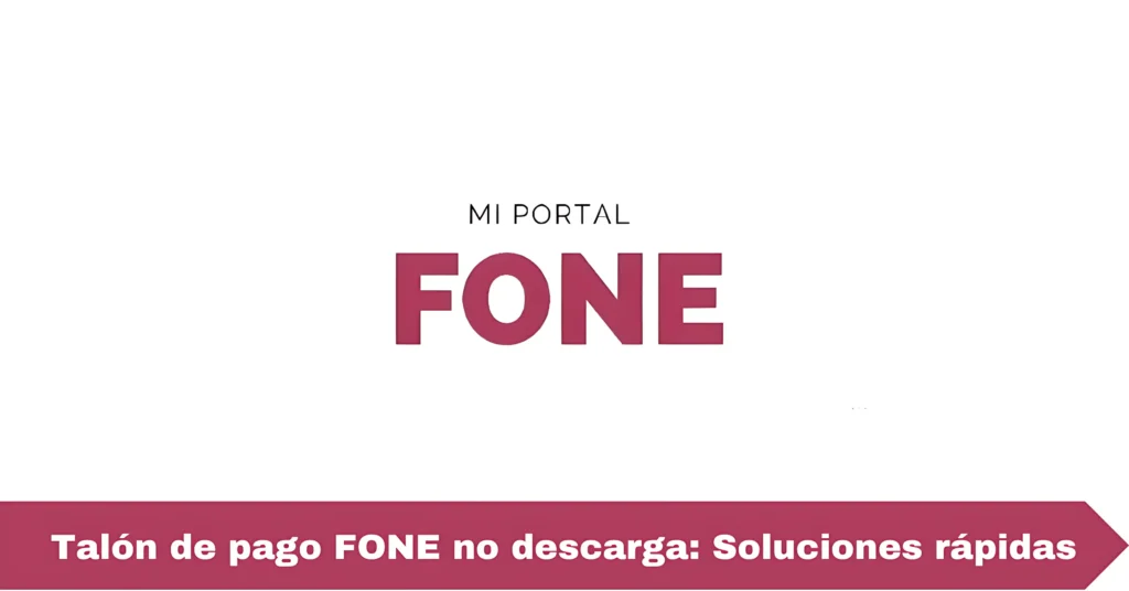 Talón de pago FONE no descarga
