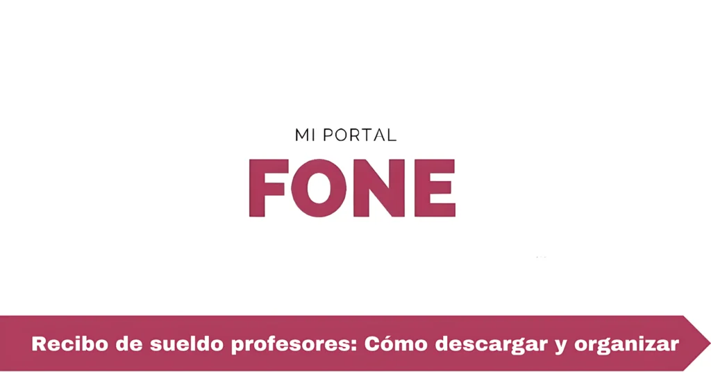 Recibo de sueldo profesores