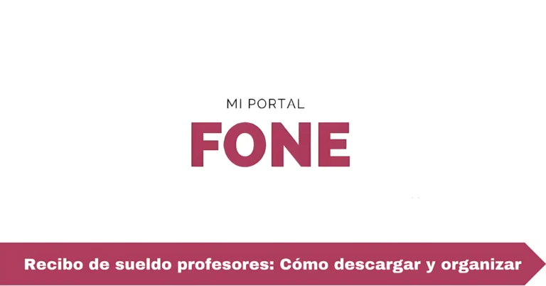 Recibo de sueldo profesores: Cómo descargar y organizar