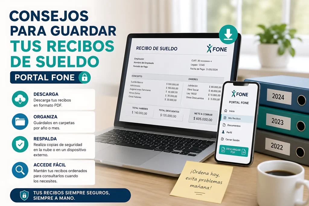 Consejos para guardar tus recibos de sueldo