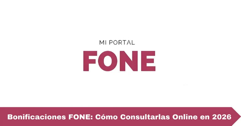 Bonificaciones FONE: Cómo Consultarlas Online en 2026