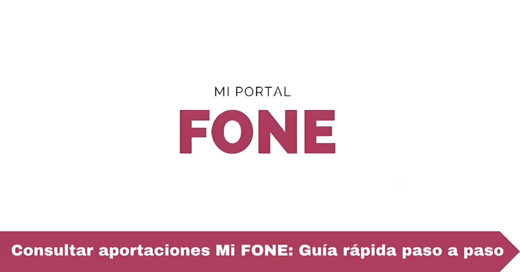 Consultar aportaciones Mi FONE