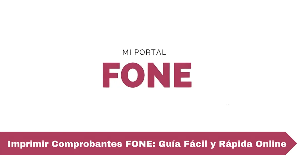 Imprimir Comprobantes FONE