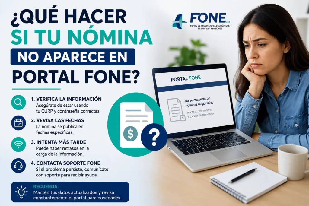 Qué hacer si tu nómina no aparece