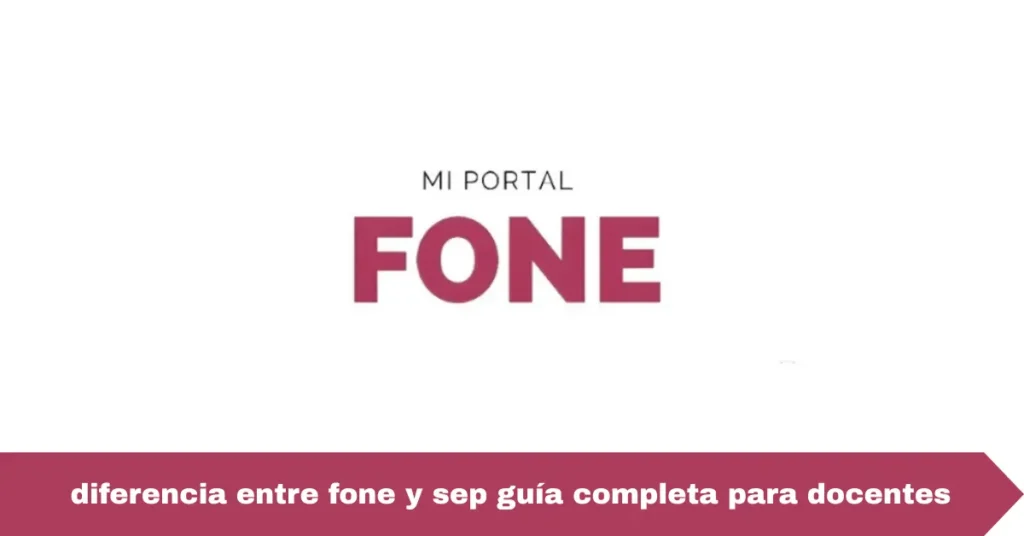 diferencia entre fone y sep